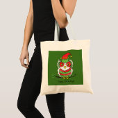 Owl Funny Kerstmis Holiday Tote Bag (Voorkant (product))