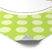 Owl Gender onthullen Baby shower stemspel Poster (Hoek)