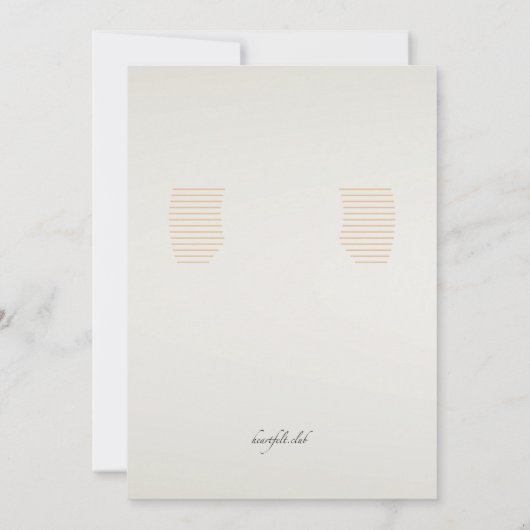 Owl Gentleman Invitation Kaart (Achterkant)