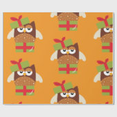 Owl Gift Cadeaupapier (Vlak)