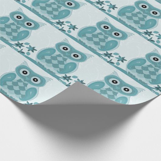 Owl gift cadeaupapier (Hoek)