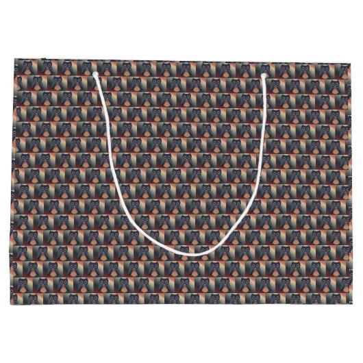 Owl gift groot cadeauzakje (Achterkant)