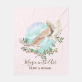 OWL GIFTS - Gepersonaliseerd Fleece Deken (Voorkant)