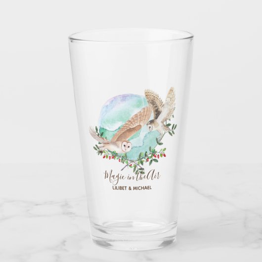 OWL GIFTS - Gepersonaliseerd Glas (Voorkant)
