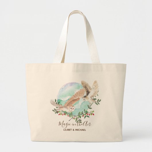 OWL GIFTS - Gepersonaliseerd Grote Tote Bag (Voorkant)