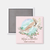 OWL GIFTS - Gepersonaliseerd Magneet (Voorkant / Achterkant)