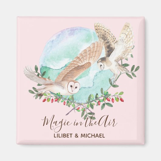 OWL GIFTS - Gepersonaliseerd Magneet (Voorkant)