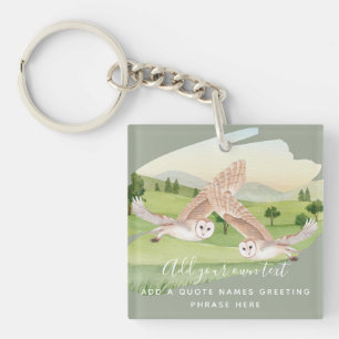 OWL GIFTS - Gepersonaliseerd Sleutelhanger