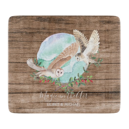 OWL GIFTS - Gepersonaliseerd Snijplank (Voorkant)