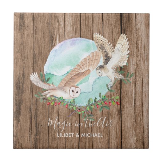 OWL GIFTS - Gepersonaliseerd Tegeltje (Voorkant)