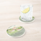 OWL GIFTS - Gepersonaliseerd Zandsteen Onderzetter (Zijkant)