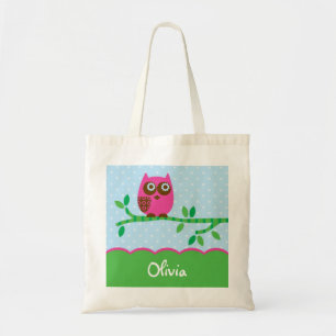 Owl Girl Bag Tote Bag