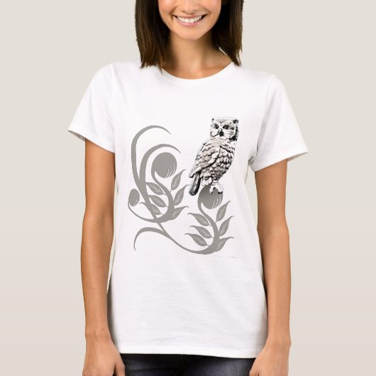 Owl Graphic Art Shirten T-shirt (Voorkant)