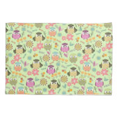 Owl Green. Kussensloop (Achterkant)