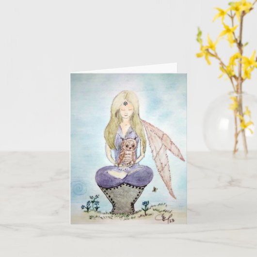 Owl Guide Kaart (Gele Bloem)