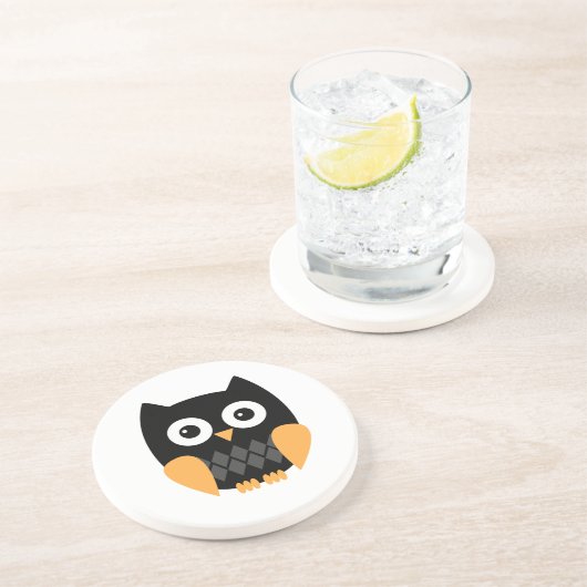 Owl Halloween Onderzetter (Zijkant)