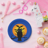 Owl Halloween Paper-Borden Papieren Bordje (Feest)