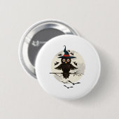 Owl Halloween Ronde Button 5,7 Cm (Voorkant /achterkant)