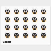 Owl Halloween Stickers (Vel)
