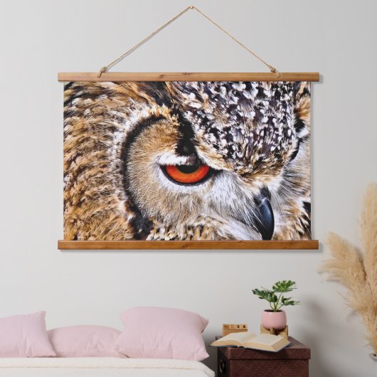 OWL HANGEND WANDKLEED (Slaapkamer)