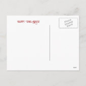 Owl Happy Holidays Cute and Fun Feestdagenkaart (Achterkant)