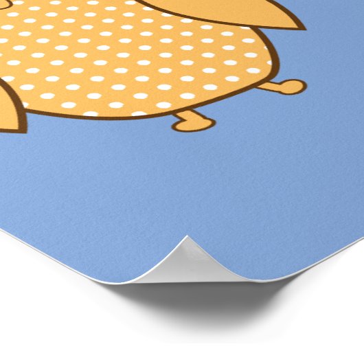 Owl hartliefde kind kamer poster (Hoek)