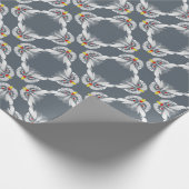 Owl head cadeaupapier (Hoek)