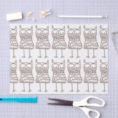 Owl herhaal patroon tissuepapier (Craft)