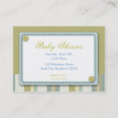 Owl Herinneringskaart Visitekaartje (Achterkant)