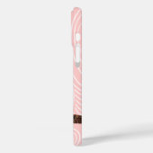 Owl het Graanpatroon van de Hout Kies Uw Kleur Case-Mate iPhone Case (Achterkant / Links)