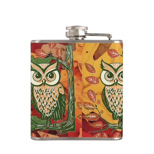 Owl Heupfles (Achterkant)