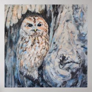 Owl Hideout Fine Art Print