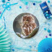 Owl Hoo Papieren Bordje (Feest)