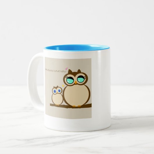 "OWL HOUDT ALTIJD VAN JE" MOK (Voorkant links)