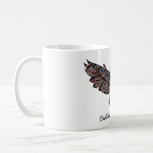 Owl houdt altijd van je Mozaïekdecoratief Koffiemok (Links)