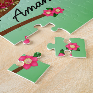 Owl houdt van jou-Jigzaag Puzzle Legpuzzel