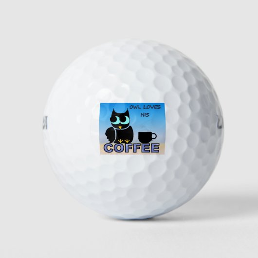 Owl houdt van zijn koffie golfballen (Voorkant)
