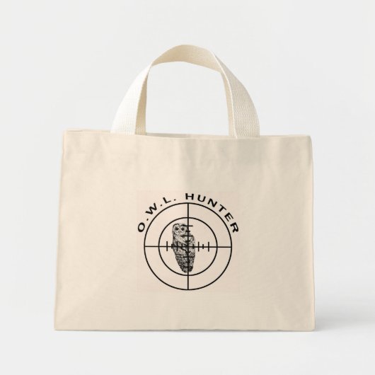 owl hunter v3 mini tote bag (Voorkant)