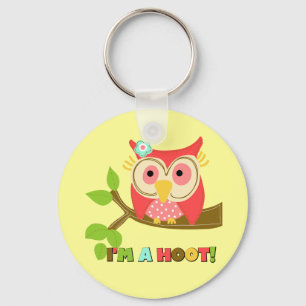 Owl ik ben een Hoot Sleutelhanger
