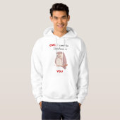 OWL Ik wil voor Kerstmis ben jij Hoodie (Voorkant volledig)