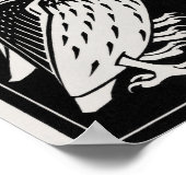  Owl Illustratie Poster (Hoek)