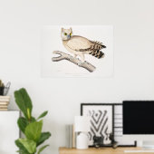 Owl Illustratie Poster (Thuiskantoor)