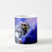 Owl in blauwe Mok (Center)