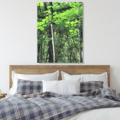 Owl in de bomen, Oregon Canvas Afdruk (Insitu (Slaapkamer))