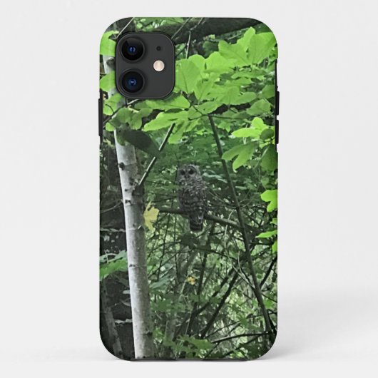 Owl in de bomen, Oregon Case-Mate iPhone Case (Achterkant)