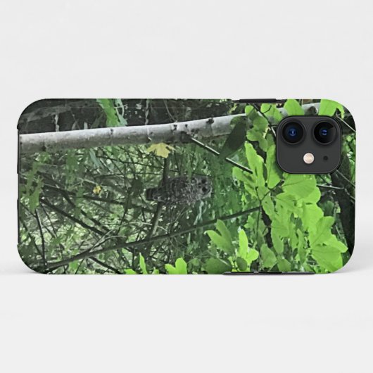 Owl in de bomen, Oregon Case-Mate iPhone Case (Achterkant (horizontaal))