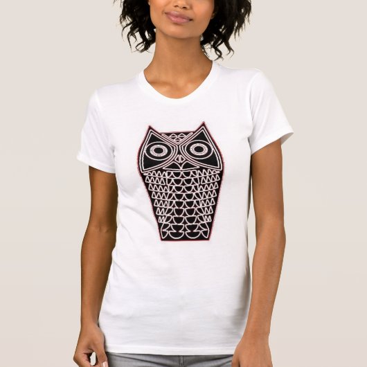 Owl in de jaren zeventig t-shirt (Voorkant)