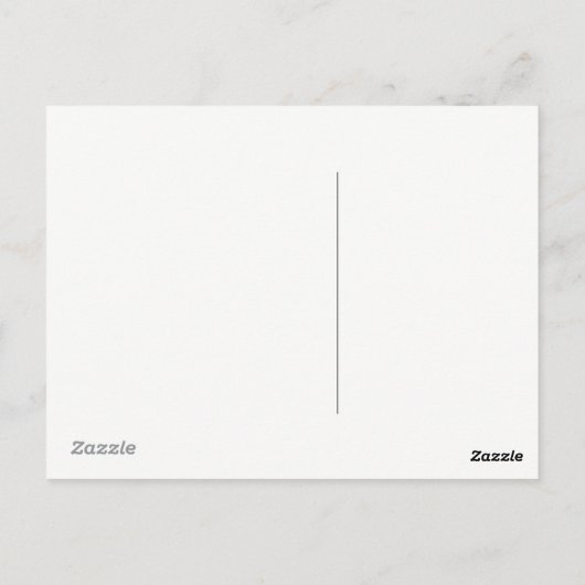 Owl in de vlucht - Ontwerp van het Glas in lood Briefkaart (Achterkant)