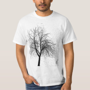 Owl in een boom t-shirt