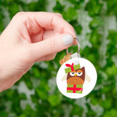 Owl in een Sleutelhanger van de Gift Box